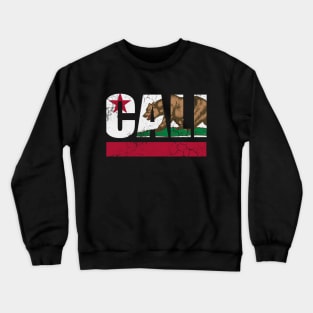 California Republic Flag Cali Crewneck Sweatshirt